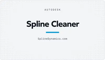 Spline Cleaner — Autodesk plugin
