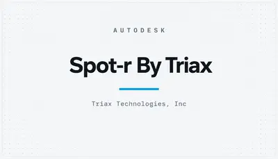 Spot-r By Triax — Autodesk plugin