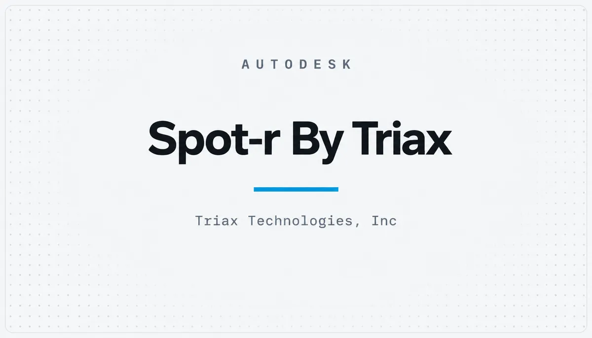 Spot-r By Triax — cover image