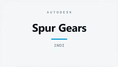 Spur Gears — Autodesk plugin