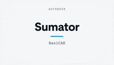 Sumator — Autodesk plugin