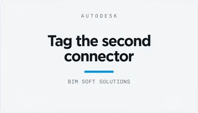 Tag the second connector — Autodesk plugin