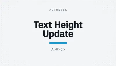 Text Height Update — Autodesk plugin