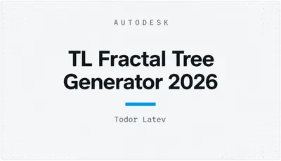 TL Fractal Tree Generator 2026 — Autodesk plugin