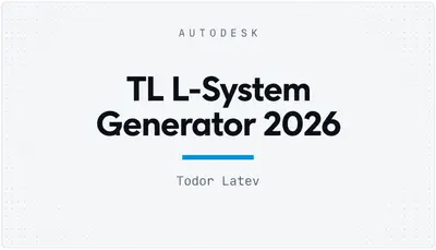 TL L-System Generator 2026 — Autodesk plugin