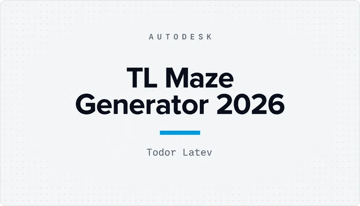 TL Maze Generator 2026 — cover image
