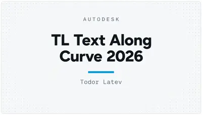 TL Text Along Curve 2026 — Autodesk plugin