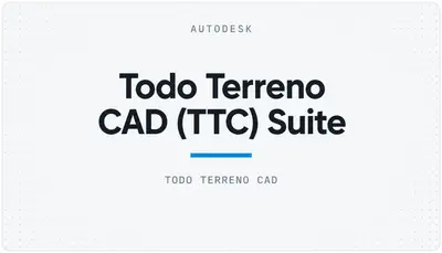 Todo Terreno CAD (TTC) Suite — Autodesk plugin