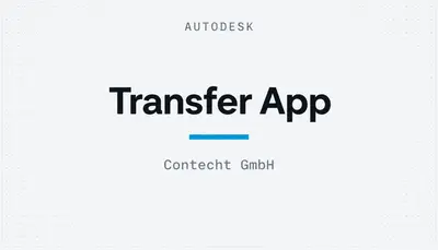 Transfer App — Autodesk plugin