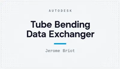 Tube Bending Data Exchanger — Autodesk plugin