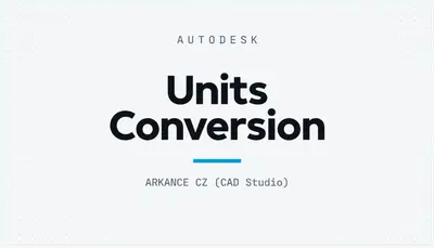 Units Conversion — Autodesk plugin
