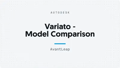 Variato - Model Comparison — Autodesk plugin