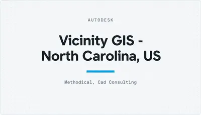 Vicinity GIS - North Carolina, US — Autodesk plugin