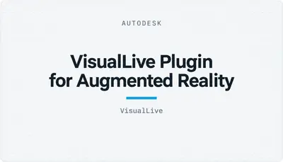 VisualLive Plugin for Augmented Reality — Autodesk plugin