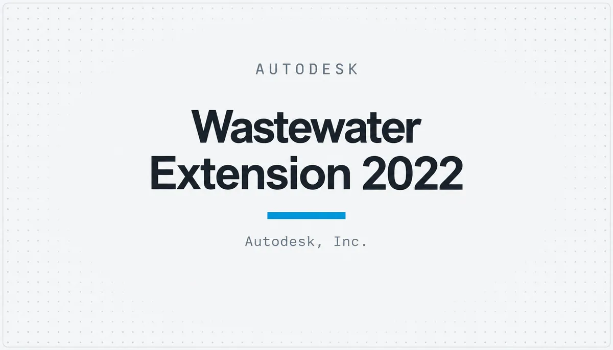 Wastewater Extension 2022 — cover image