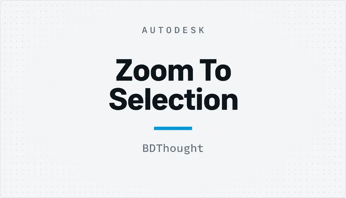 Zoom To Selection — cover image
