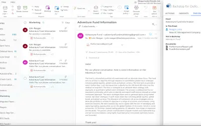 Backstop for Outlook — Microsoft 365 plugin
