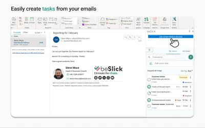 beSlick for Outlook — Microsoft 365 plugin