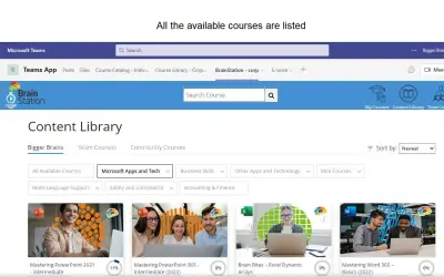 Bigger Brains eLearning — Microsoft 365 plugin