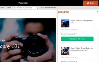 BigMarker PowerPoint Uploader — Microsoft 365 plugin