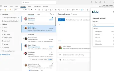 bilabl for Outlook Add-in — Microsoft 365 plugin