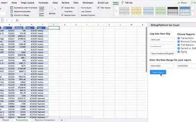 BillingPlatform Report Builder — Microsoft 365 plugin