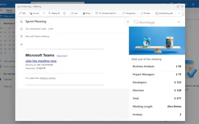 Boondoggl Meeting Insights — Microsoft 365 plugin