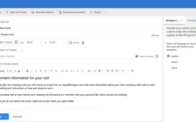 Bringme Invite — Microsoft 365 plugin