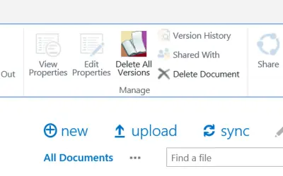 Bulk Remove Multi Document Versions App — Microsoft 365 plugin