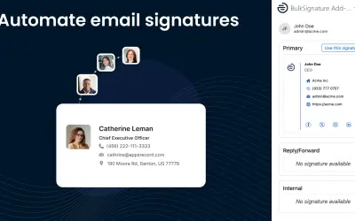 BulkSignature - Email Signature Management for Office 365 — Microsoft 365 plugin