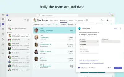 Business Central — Microsoft 365 plugin