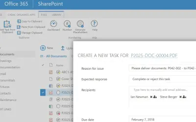 Cadac Organice TaskForce — Microsoft 365 plugin