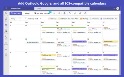 Calendar Hub Team Scheduler — Microsoft 365 plugin