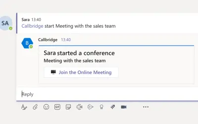 Callbridge — Microsoft 365 plugin