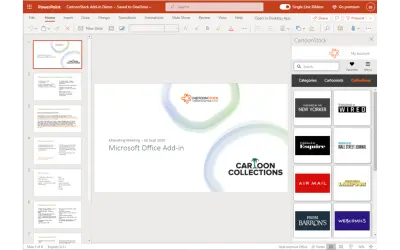 CartoonStock — Microsoft 365 plugin