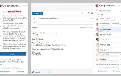 CAS genesisWorld — Microsoft 365 plugin