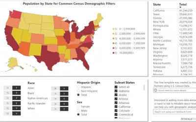 Census Data Map — Microsoft 365 plugin