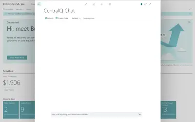 CentralQ Chat — Microsoft 365 plugin