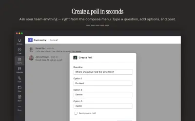 ChalkHR Polls & Surveys — Microsoft 365 plugin