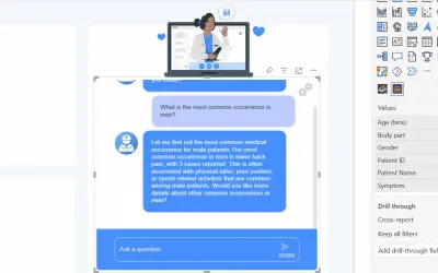 chat Power BI AI — Microsoft 365 plugin