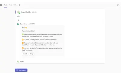 ChatArchitect.com for WhatsApp — Microsoft 365 plugin