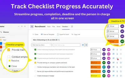Checklist as a Service — Microsoft 365 plugin