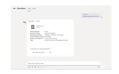 ChurnZero — Microsoft 365 plugin