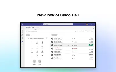 Cisco Call — Microsoft 365 plugin