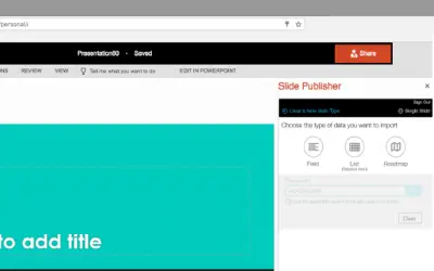 Clarizen Slide Publisher — Microsoft 365 plugin