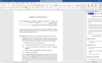 ClearContract — Microsoft 365 plugin