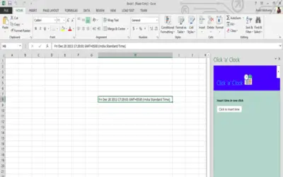 Click 'a' Clock — Microsoft 365 plugin