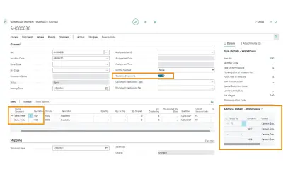 Combine Warehouse Shipment — Microsoft 365 plugin