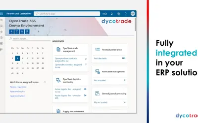 Commodity Trade & Risk Management (CTRM) - DycoTrade — Microsoft 365 plugin
