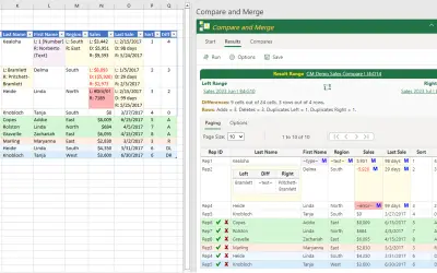 Compare and Merge for Excel — Microsoft 365 plugin